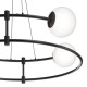 Maytoni pendant lamp 4xG9x40W, black, Balance MOD317PL-04B