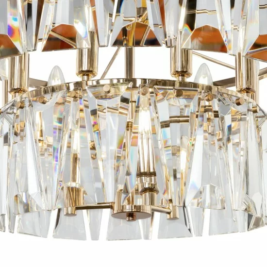 Maytoni pendant lamp 12xE14x40W, gold, Puntes MOD043PL-12G Maytoni pendant lamp 12xE14x40W, gold, Puntes MOD043PL-12G