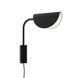 Maytoni Wall Lamp 1xG9x28W, black, Mollis MOD126WL-01B