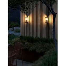 Nordlux outdoor wall lamp 1xE27x25W, black, Coupar 2218061003