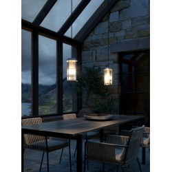 Nordlux outdoor pendant lamp 1xE27x15W, Galvanized, Linton 2218273031
