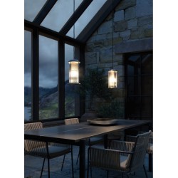 Nordlux outdoor pendant lamp 1xE27x15W, brass, Linton 2218273035