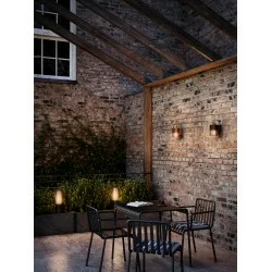 Nordlux garden luminaire Aludra 45, brown metallic, 1xE27x15W, IP54, 2118028061