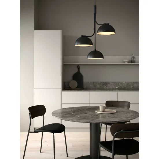 Nordlux pendant light 3xE14x25W, black, Tullio 2220033003