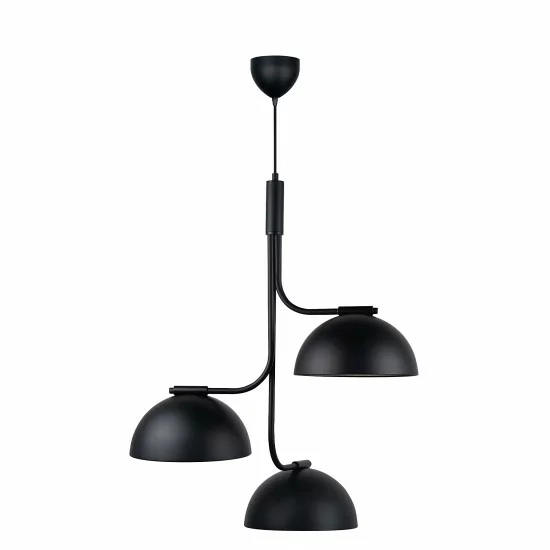 Nordlux pendant light 3xE14x25W, black, Tullio 2220033003