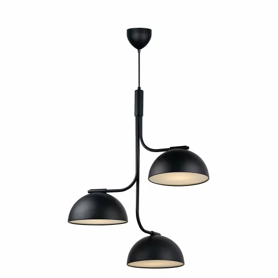 Nordlux pendant light 3xE14x25W, black, Tullio 2220033003