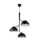 Nordlux pendant light 3xE14x25W, black, Tullio 2220033003