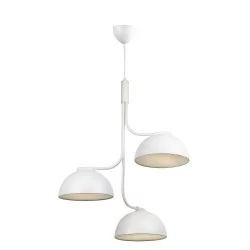 Nordlux pendant light 3xE14x25W, white, Tullio 2220033001