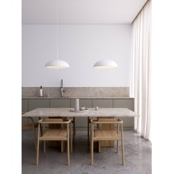 Nordlux pendant light 2xE27x15W, white, Versale 2220053001