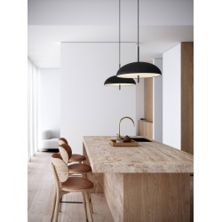 Nordlux pendant light 2xE27x15W, black, Versale 2220053003