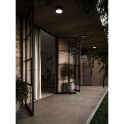 Nordlux outdoor Smart Ceiling Light LED 9.5W, 600lm, 2700K, grey, Bluetooth, Ava Smart