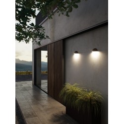 Nordlux outdoor Smart Wall Light LED 9.5W, 440lm, 2700K, Black, Bluetooth, Arcus Smart