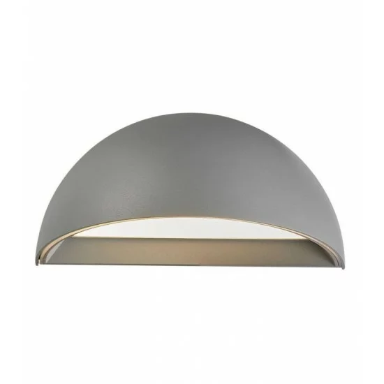 Nordlux outdoor Smart Wall Light LED 9.5W, 440lm, 2700K, grey, Bluetooth, Arcus Smart Nordlux outdoor Smart Wall Light LED 9.5W, 440lm, 2700K, grey, Bluetooth, Arcus Smart