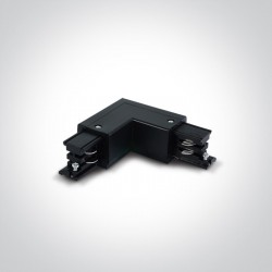 ONE LIGHT 3-phase L-connector, black, 41012A/B/L left