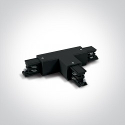 ONE LIGHT 3-phase T-connector, black, 41016A/B