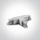 ONE LIGHT 3-phase T-connector, white, 41016A/W