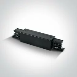 ONE LIGHT 3-phase central fid-in connector, black, 41010A/B