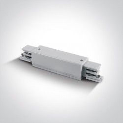ONE LIGHT 3-phase central fid-in connector, white, 41010A/W