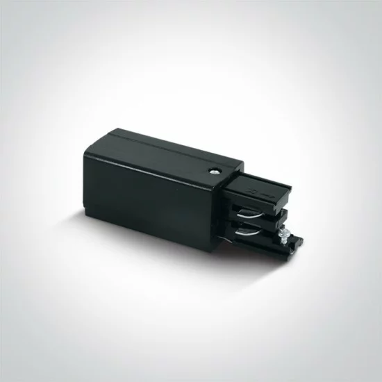 ONE LIGHT 3-Phasen Einspeiser, Schwarz, 41004A/B/L links