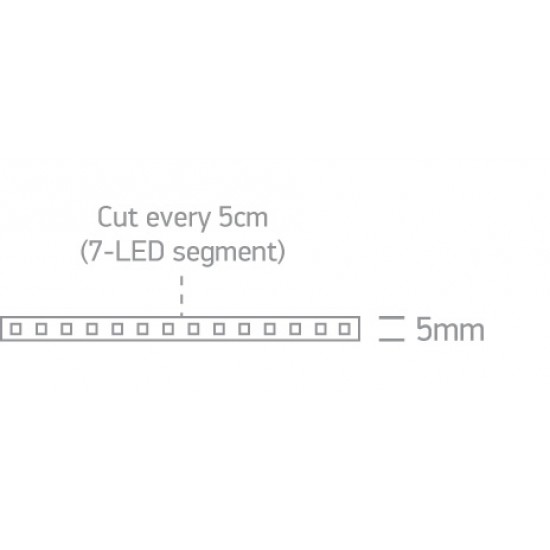 ONE LIGHT LED stripe 9.6W/m, 24V, 5m, 3000K, 864lm/m, IP20, 7823/W