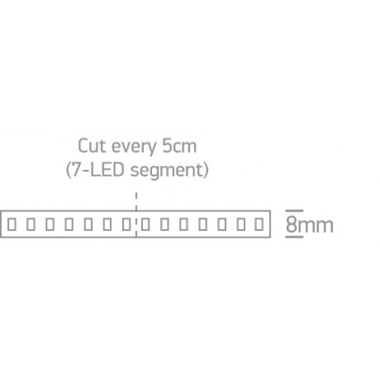 ONE LIGHT LED stripe 9.6W/m, 24V, 5m, 4000K, 970lm/m, IP20, 7829/C