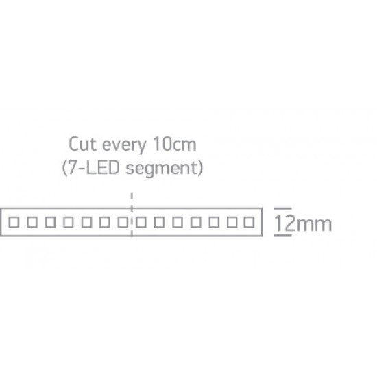 ONE LIGHT LED stripe 14.4W/m, 24V, 5m, 4000K, 1170lm/m, IP68, 7835W/C