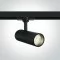 ONE LIGHT gaismeklis uzstādāms uz 3-fāžu sliedes 10W track spot ar COB LED, melns, 900lm, 4000K, 65642AT/B/C