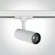 ONE LIGHT Spot für Hochvolt-Stromschiene 3-Phasen 10W, COB LED, Weiss, 900lm, 3000K, 65642AT/W/W