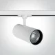 ONE LIGHT Spot für Hochvolt-Stromschiene 3-Phasen 30W, COB LED, 2400lm, Weiss, 2700lm, 4000K, 65642CT/W/C