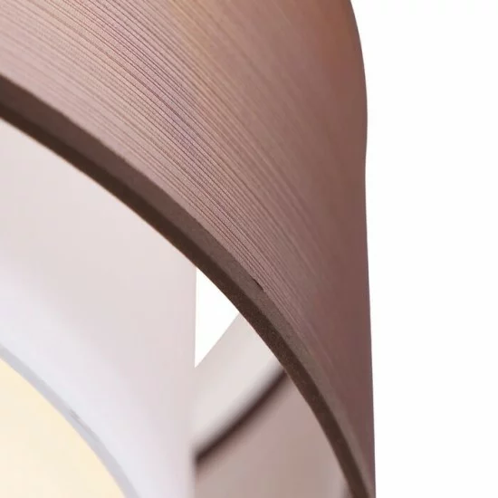 QAZQA Ceiling Lamp 3xE14x40W, Brown with White, Drum Duo 104412