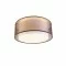 QAZQA Ceiling Lamp 3xE14x40W, Brown with White, Drum Duo 104412