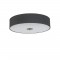 QAZQA Ceiling Lamp 4xE27x40W, black, Drum Jute 91170