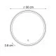 QAZQA Iluminacion mirror with LED light and touch switch Miral 102425 QAZQA Iluminacion mirror with LED light and touch switch Miral 102425