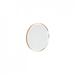 QAZQA Iluminacion mirror with LED light and touch switch copper 104521
