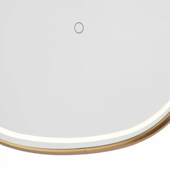 QAZQA Iluminacion mirror with LED light and touch switch copper 104523 QAZQA Iluminacion mirror with LED light and touch switch copper 104523