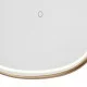 QAZQA Iluminacion mirror with LED light and touch switch copper 104523 QAZQA Iluminacion mirror with LED light and touch switch copper 104523