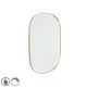QAZQA Iluminacion mirror with LED light and touch switch copper 104523 QAZQA Iluminacion mirror with LED light and touch switch copper 104523