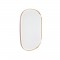 QAZQA Iluminacion mirror with LED light and touch switch copper 104523