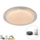 QAZQA Smart dimmable ceiling Lamp with LED RGB, 48W, 3600lm, compatible with Alexa and Google Home, Jochem 103957