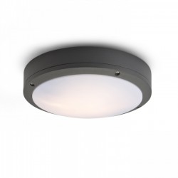 RENDL outdoor ceiling light SONNY 2xE27x18W, IP54, anthracite grey, R10362