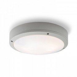 RENDL outdoor ceiling light SONNY 2xE27x18W, IP54, silver grey, R10383