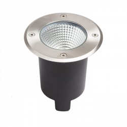 RENDL Recessed outdoor light RIZZ R 125 LED, 7W, IP67, 3000K, 46°, R11961