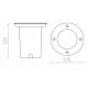 RENDL Recessed outdoor light RIZZ R 125 LED, 7W, IP67, 3000K, 46°, R11961 RENDL Recessed outdoor light RIZZ R 125 LED, 7W, IP67, 3000K, 46°, R11961