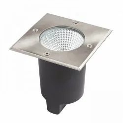 RENDL Recessed outdoor light RIZZ SQ 125 LED, 7W, IP67, 3000K, 41°, R11961