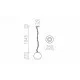 Rendl pendent lamp 1xE27x25W, BEAU MONDE 25, R10517 Rendl pendent lamp 1xE27x25W, BEAU MONDE 25, R10517