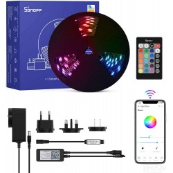 Sonoff LED stripe set L1 2m, with Wi-Fi controller and driver, RGB, IP65, IM180529001 