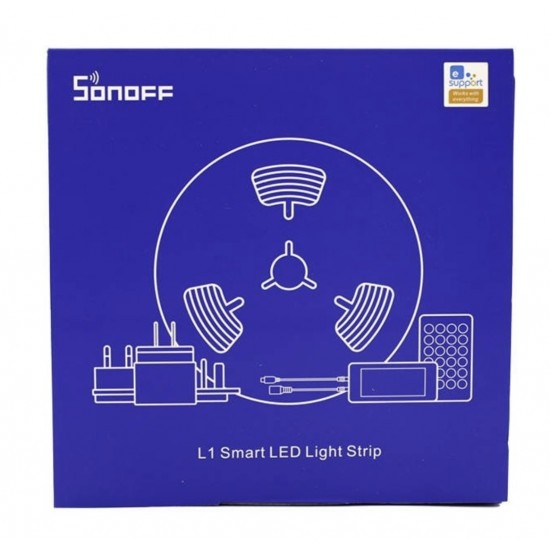 Sonoff LED stripe set L1 2m, with Wi-Fi controller and driver, RGB, IP65, IM180529001