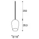 SLV suspension light PANTILO OVAL PD, 15WxE27, 1006403 SLV suspension light PANTILO OVAL PD, 15WxE27, 1006403