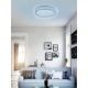 TRIO-lighting smart dimmable ceiling lamp LED 36W, 4150lm, 3000-5000K, White, WiZ App, DIAMO – 651914001