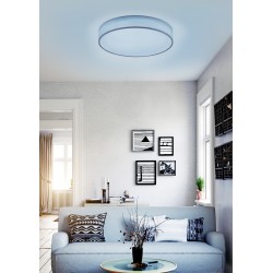 TRIO-lighting smart dimmable ceiling lamp LED 47W, 5500lm, 3000-5000K, White, WiZ App, DIAMO – 651915501